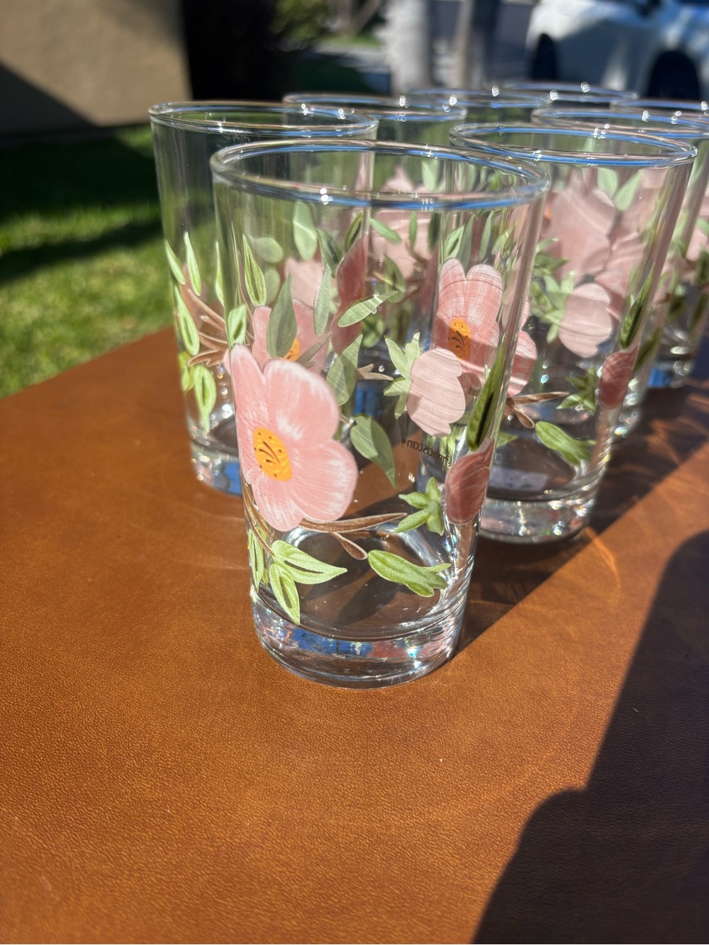 Franciscan Desert Rose Juice Glasses (8) - Picture 3 of 6